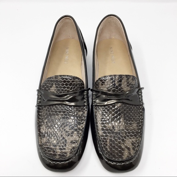 Nine West Snakeskin Loafers - Picture 3 of 7